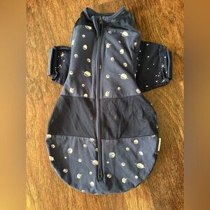 Happiest Baby SNOO Sack Swaddle Midnight Planets Organic Cotton Small 5-12 lbs